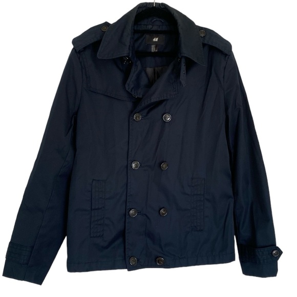 H&M Dark Blue Men’s Jacket Size 42R - Picture 1 of 13